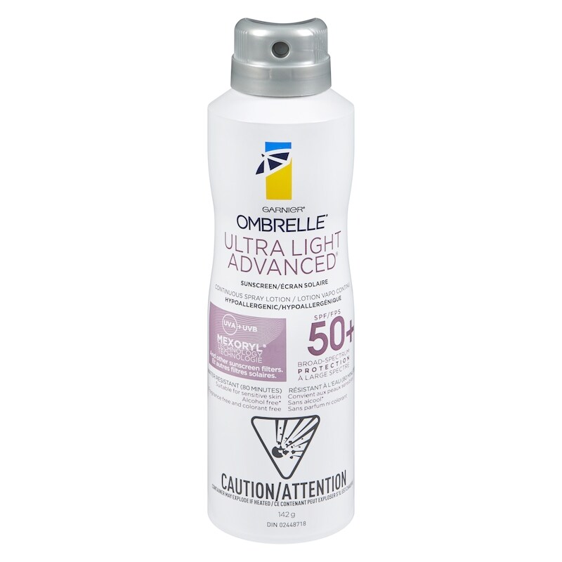 Ombrelle Ultra Light Advanced SPF 60 Lotion Continuous Spray