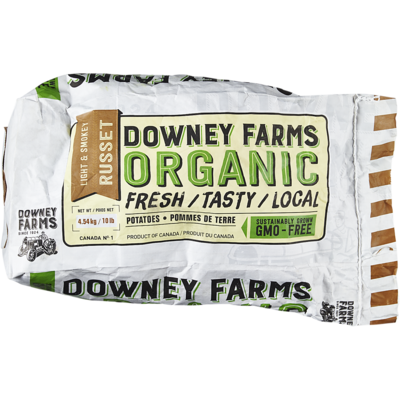 PC Organics Organic Russet Potatoes 4.54 kg, $0.18/100g