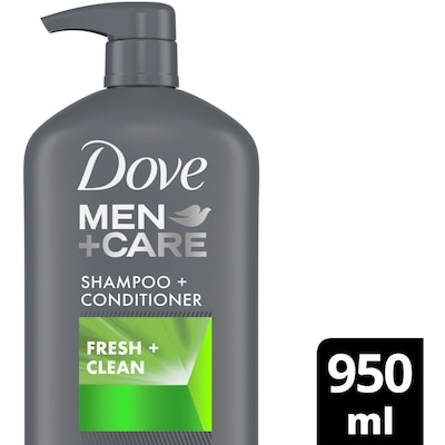 Dove 2-in-1 Shampoo + Conditioner with caffeine and menthol 950 ml, $1.37/100ml