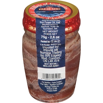 Paese Mio Anchovies 80 g, $6.65/100g
