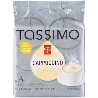 President's Choice Cappuccino TASSIMO T DISCs 8 ea, $1.50/1ea