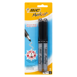 Mark-It Permanent Marker, Fine Point, Black