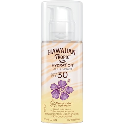 Hawaiian Tropic Weightless™ Oil-Free Face Suncreen Lotion SPF30 50 ml, $33.98/100ml