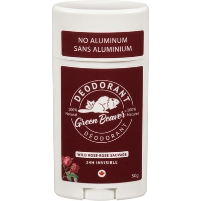 Green Beaver Deodorant, Wild Rose 50 g, $19.98/100g