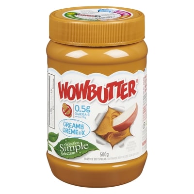 Wowbutter Creamy Toasted Soy Spread 500 g, $1.40/100g