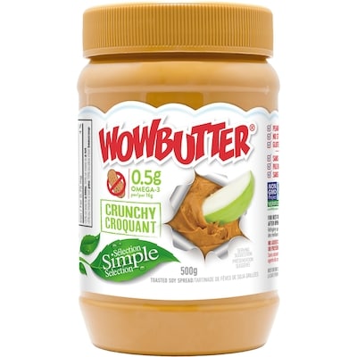 Wowbutter Crunchy Toasted Soy Spread 500 g 500 g, $1.30/100g