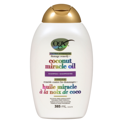 Ogx Damage Remedy + Coconut Miracle Oil Shampoo 385 ml, $2.34/100ml