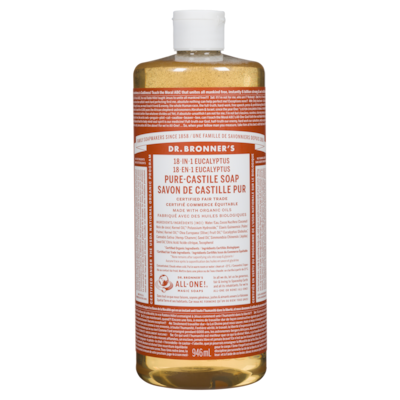 Dr Bronners Savon de Castille biologique liquide, eucalyptus 944 ml, 3,07 $/100ml