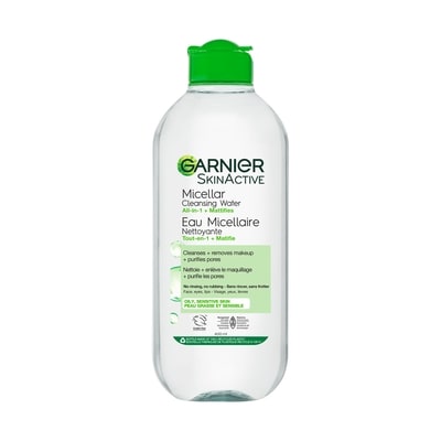 Garnier Micellar Cleansing Water All-in-1, Mattifies for Oily & Sensitive Skin 400 ml, $2.12/100ml
