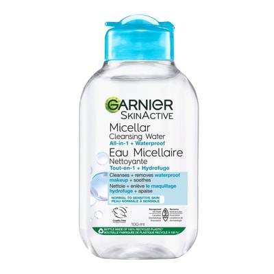 Garnier Eau micellaire nettoyante SkinActive pour maquillage hydrofuge 100 ml, 4,29 $/100ml