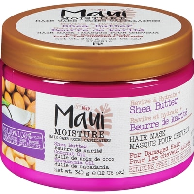MAUI MOISTURE Revive & Hydrate + Shea Butter Hair Mask 340 g, $2.65/100g