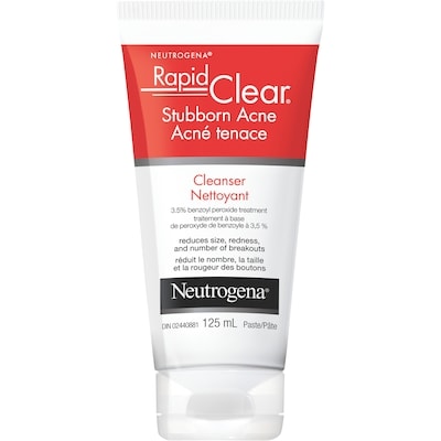 Neutrogena Rapid Clear Pâte Nettoyant Acné Tenace 125 ml, 10,39 $/100ml