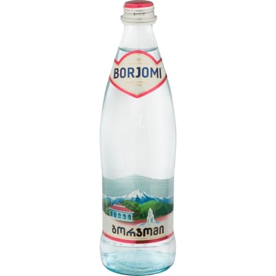 Borjomi Carbonated Natural Mineral Water    500 ml, $0.60/100ml
