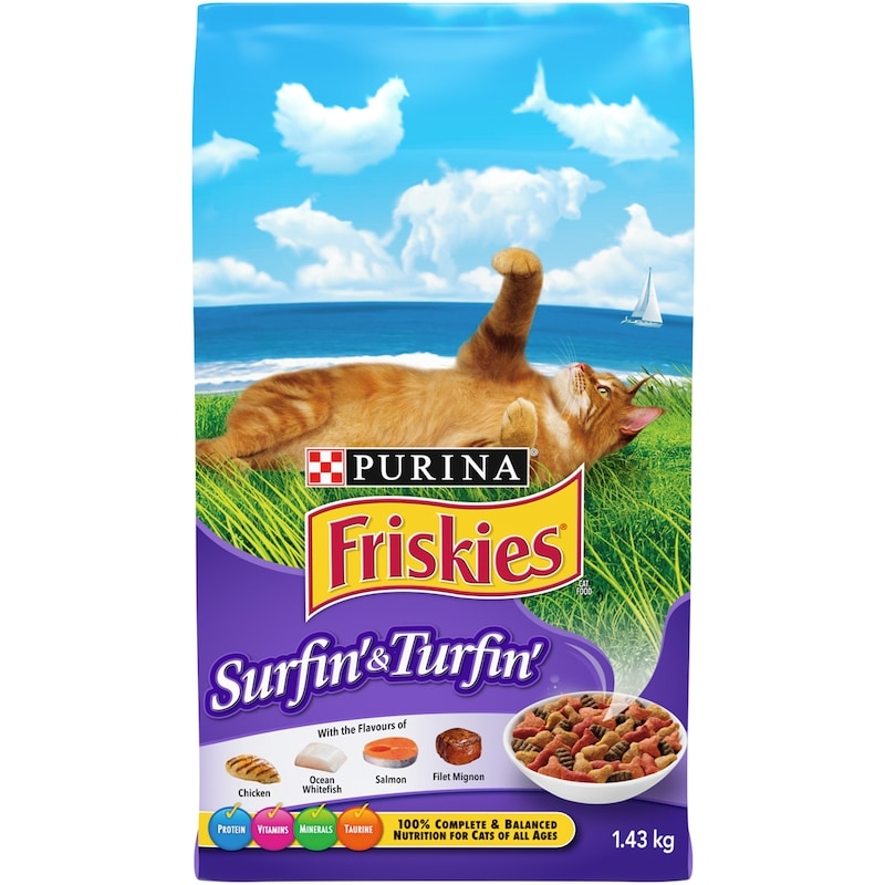 Friskies Surfin' & Turfin', Dry Cat Food