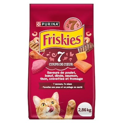Purina Friskies 7 nourriture sèche pour chats 7 coups de cœur 2.86 kg, 0,59 $/100g