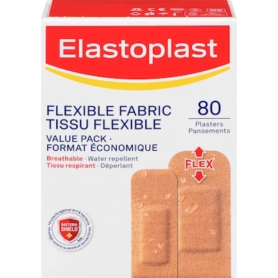 Elastoplast 360 Care-Guard Fabric + Plastic Strip Variety Pack 80 ea, $0.10/1ea