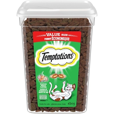 Temptations Seafood Medley Flavour Adult Cat Treats 454 g, $1.32/100g