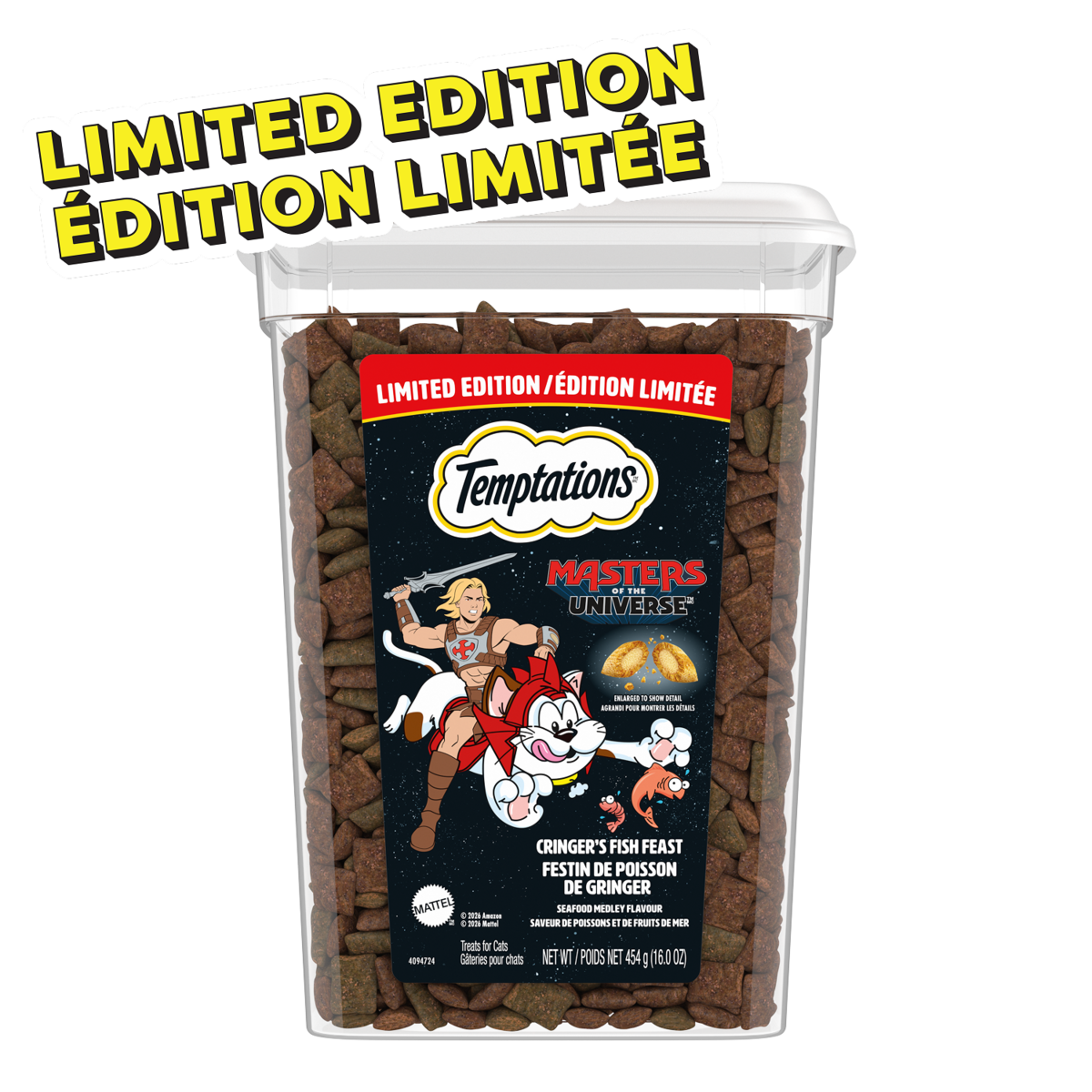 Temptations Cat Treats Seafood Medley Flavour Tub