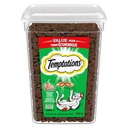 Temptations Gâteries pour chats saveur de poissons et fruits de mer en format économique, contenant de 454 g 454 g, 1,54 $/100g