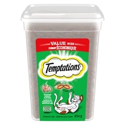 Temptations Gâteries pour chats saveur de poissons et fruits de mer en format économique, contenant de 454 g 454 g, 1,87 $/100g