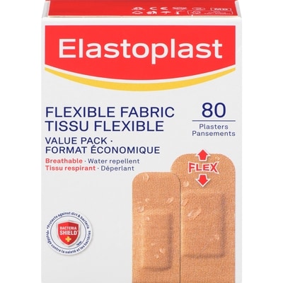 Elastoplast 360 Care-Guard Fabric Strip Family Pack 80 ea, $0.10/1ea