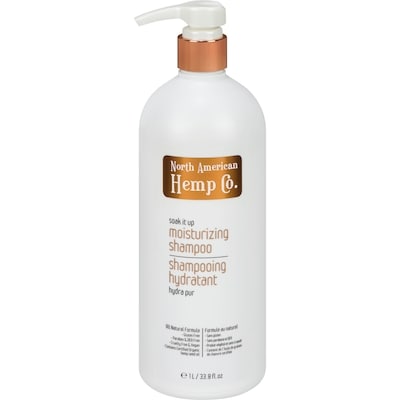 North American Hemp Co. Moisturizing Shampoo, Soak It Up 1 l, $2.00/100ml