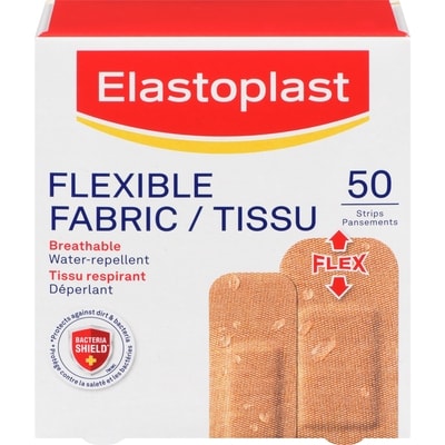 Elastoplast 360° Care-Guard Fabric Strip 50 Assorted Sizes 50 ea, $0.12/1ea