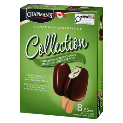 Canadian Collection Pistachio & Dark Chocolate Ice Cream Bar