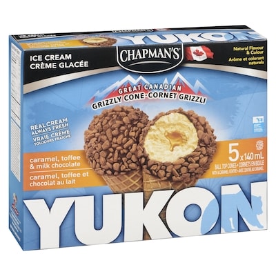 Yukon Grizzly Ice Cream Cone Caramel, Toffee & Milk Chocolate