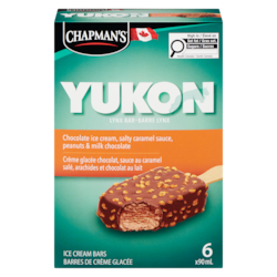 Chapmans Yukon Lynx Ice Cream Bar Chocolate, Salty Caramel