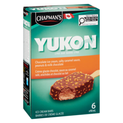 Chapmans Yukon Lynx Ice Cream Bar Chocolate, Salty Caramel