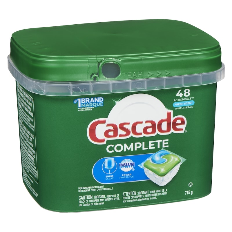 Complete ActionPacs, Dishwasher Detergent, Fresh Scent, 48 count