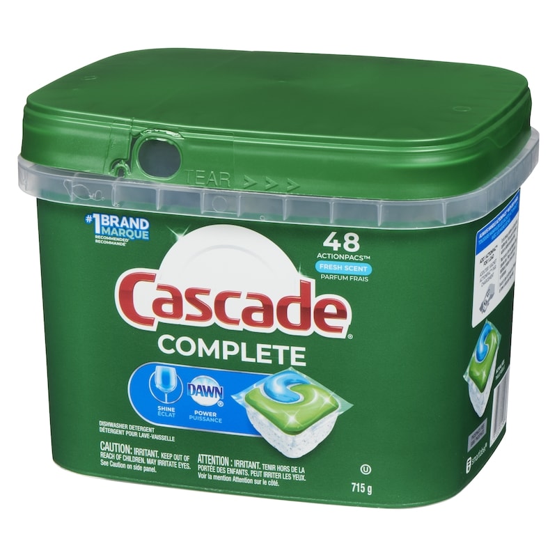 Complete ActionPacs, Dishwasher Detergent, Fresh Scent, 48 count
