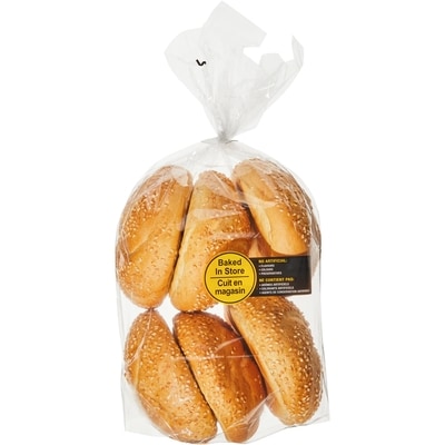 null Petits pains kaiser avec graines de sésame, emb. de 6 330 g, 1,45 $/100g