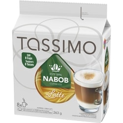 Tassimo Nabob Latte Coffee Single Serve T-Discs 263 g