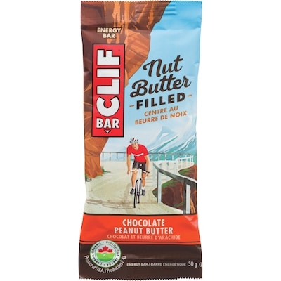 Clif Centre au Beurre de arachide Barre Énergétique Chocolat et Beurre d'Arachide 12x50.0 g, 4,33 $/100g