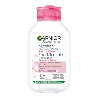 Garnier Eau Micellaire Nettoyante Tout-en-1 Pour Peaux Sensibles 100 ml, 4,29 $/100ml