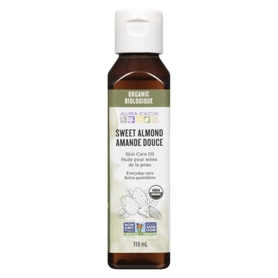 Aura Cacia Huile d’amande douce biologique 118 ml, 13,55 $/100ml