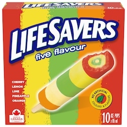 Nestlé Five Flavour Ice Pops 10x65.0 ml, $1.08/100ml