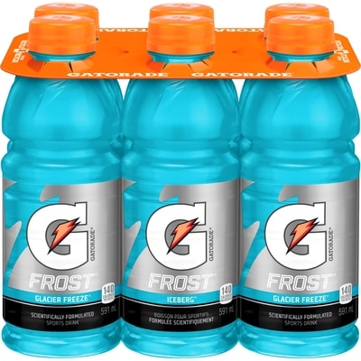 Gatorade Frost Glacier Freeze Sports Drink  6x591.0 ml, $0.23/100ml