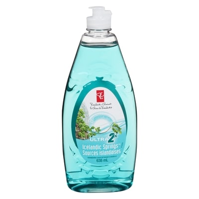 President's Choice Dishwashing Liquid Icelandic Springs 638 ml, $0.35/100ml