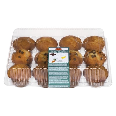 Villa Di Manno Chocolate Chip, Banana, Carrot Muffins 1 kg, $0.50/100g