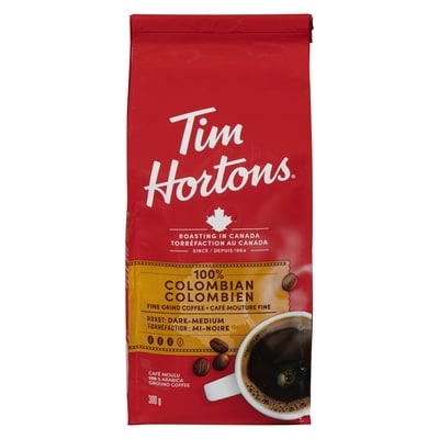 Tim Hortons Café colombien 300 g, 4,00 $/100g