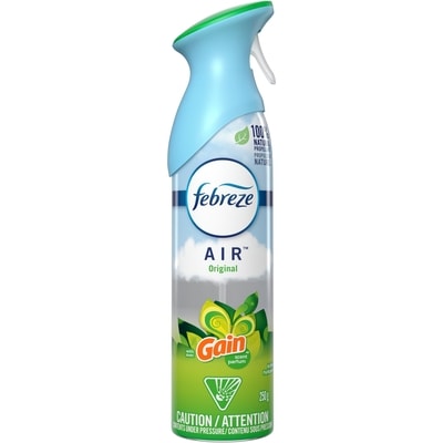 Febreze Odor-Eliminating Air Freshener with Gain Original Scent, 250 grams 250 g, $2.40/100g