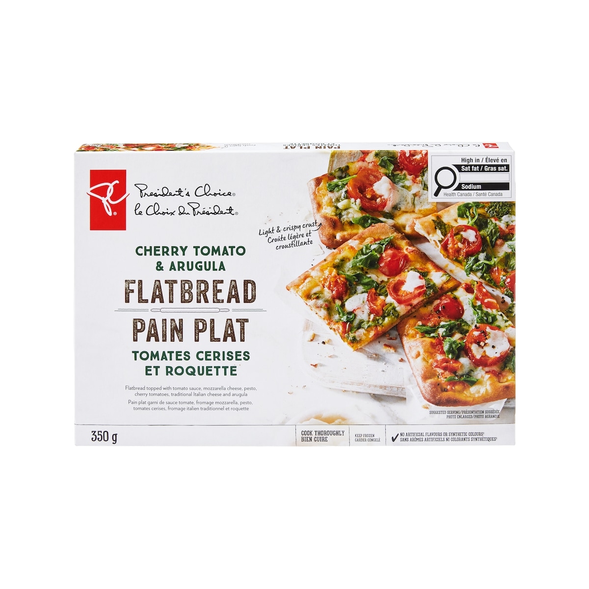 President's Choice Cherry Tomato and Arugula Flatbread