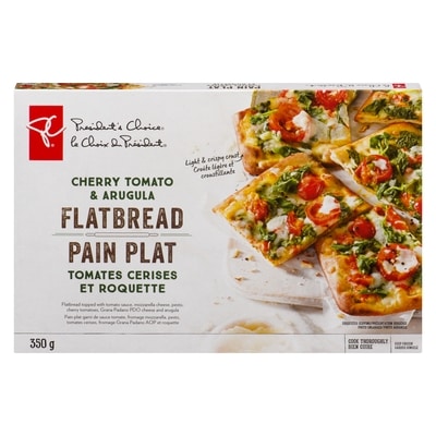 le Choix du Président Pain plat tomates cerises et roquette 350 g, 1,71 $/100g