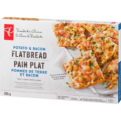 Pain plat aux pommes de terre et au bacon