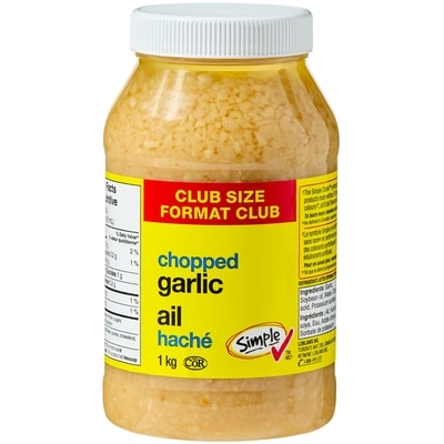 No Name Chopped Garlic 1 kg, $0.75/100g