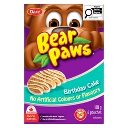 Dare Bear Paws Birthday Cake Cookies 168 g, $1.32/100g
