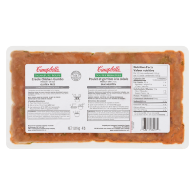 Soupes Signature Poulet et Gombos à la Créole